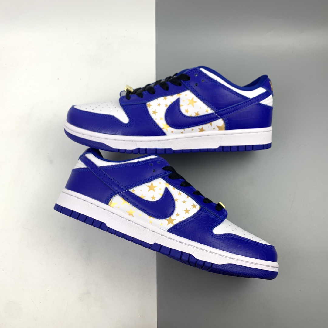 260 Supreme x Nk SB Dunk Low 联名款休闲运动滑板鞋 DH3228-100