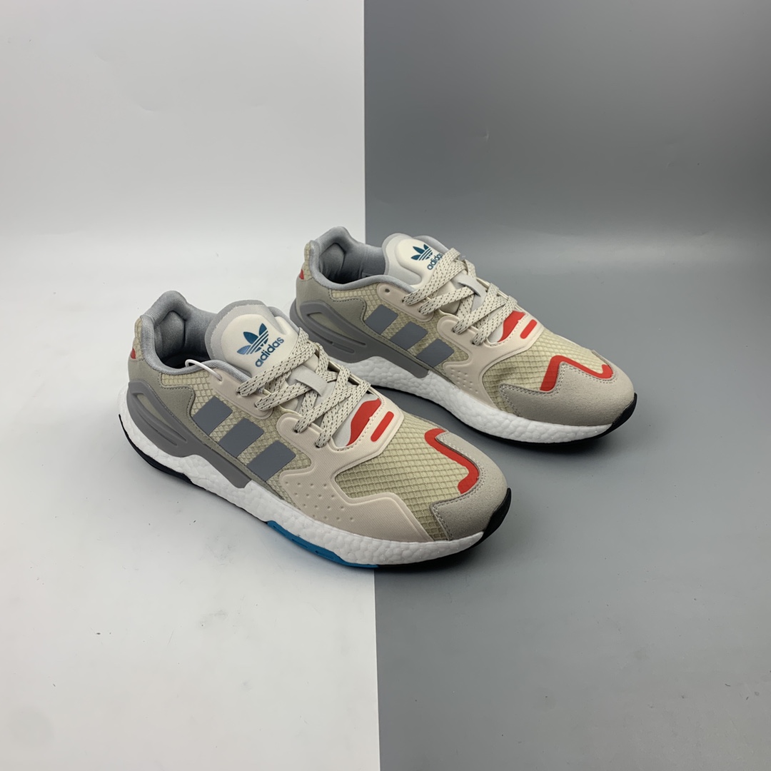 200  Adidas Originals 2020 Day Jogger Boost 三叶草2020版慢跑者系列高弹复古休闲运动跑鞋 夜行者二代 FW4826