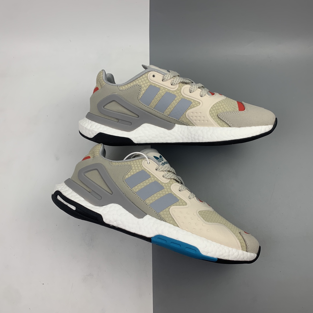 200  Adidas Originals 2020 Day Jogger Boost 三叶草2020版慢跑者系列高弹复古休闲运动跑鞋 夜行者二代 FW4826