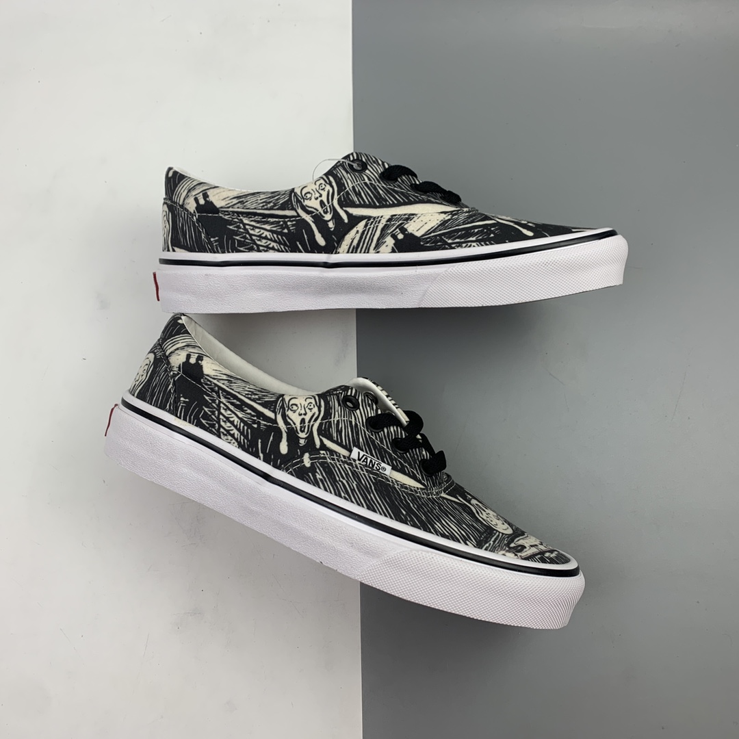 150 Vans Authentic x Moma 爱德华蒙克联名低帮板鞋 VN0A4BV41UB