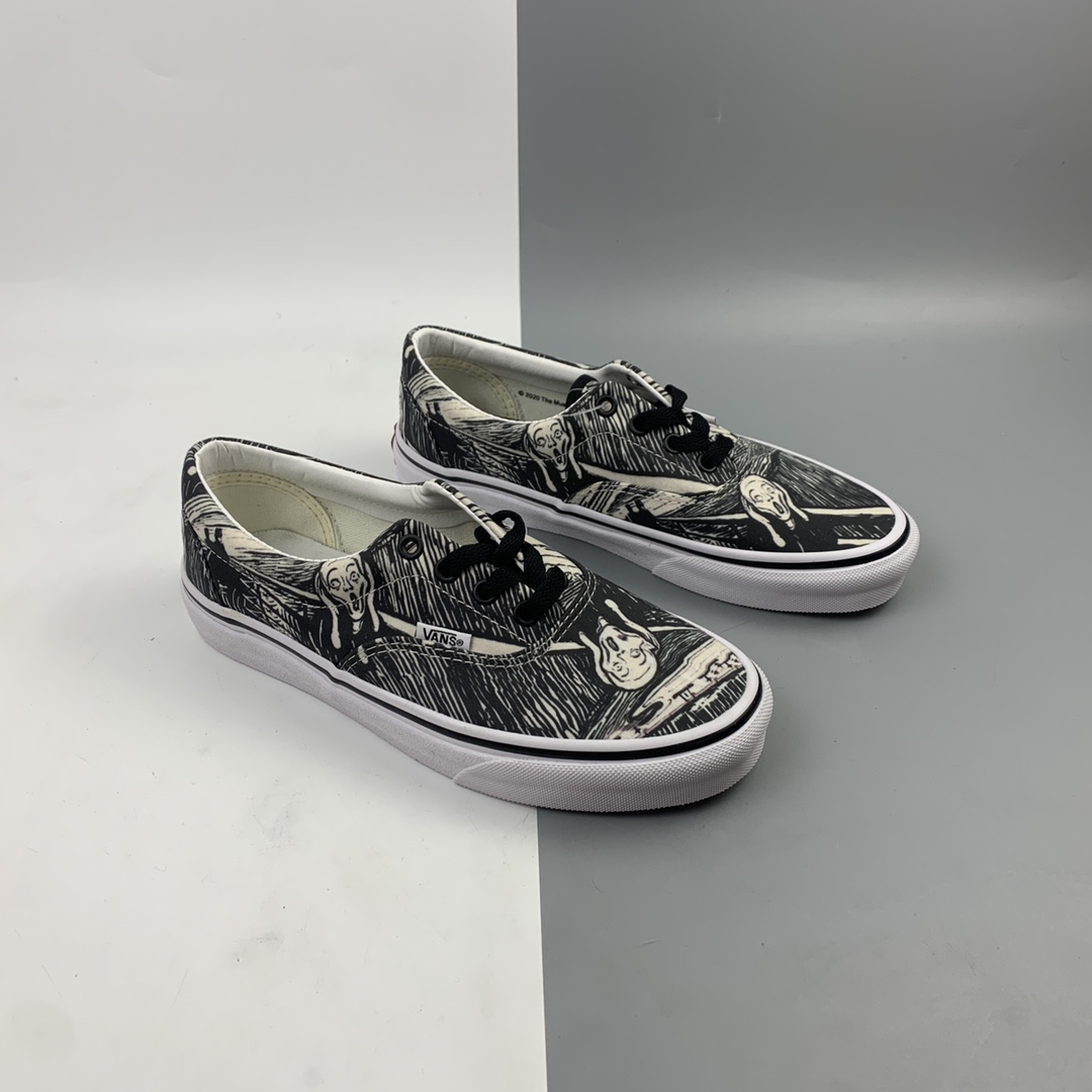 150 Vans Authentic x Moma 爱德华蒙克联名低帮板鞋 VN0A4BV41UB