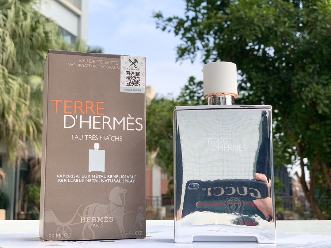 Hermes Perfume Orange Silver Fashion