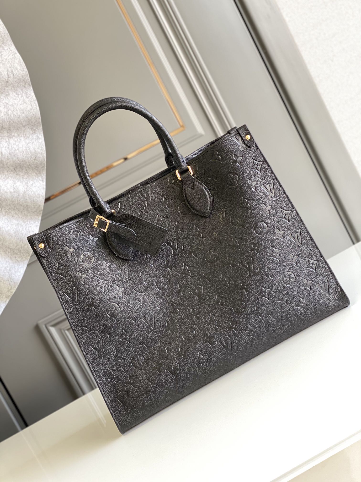 Louis Vuitton LV Onthego Bags Handbags Empreinte​ Cowhide Casual