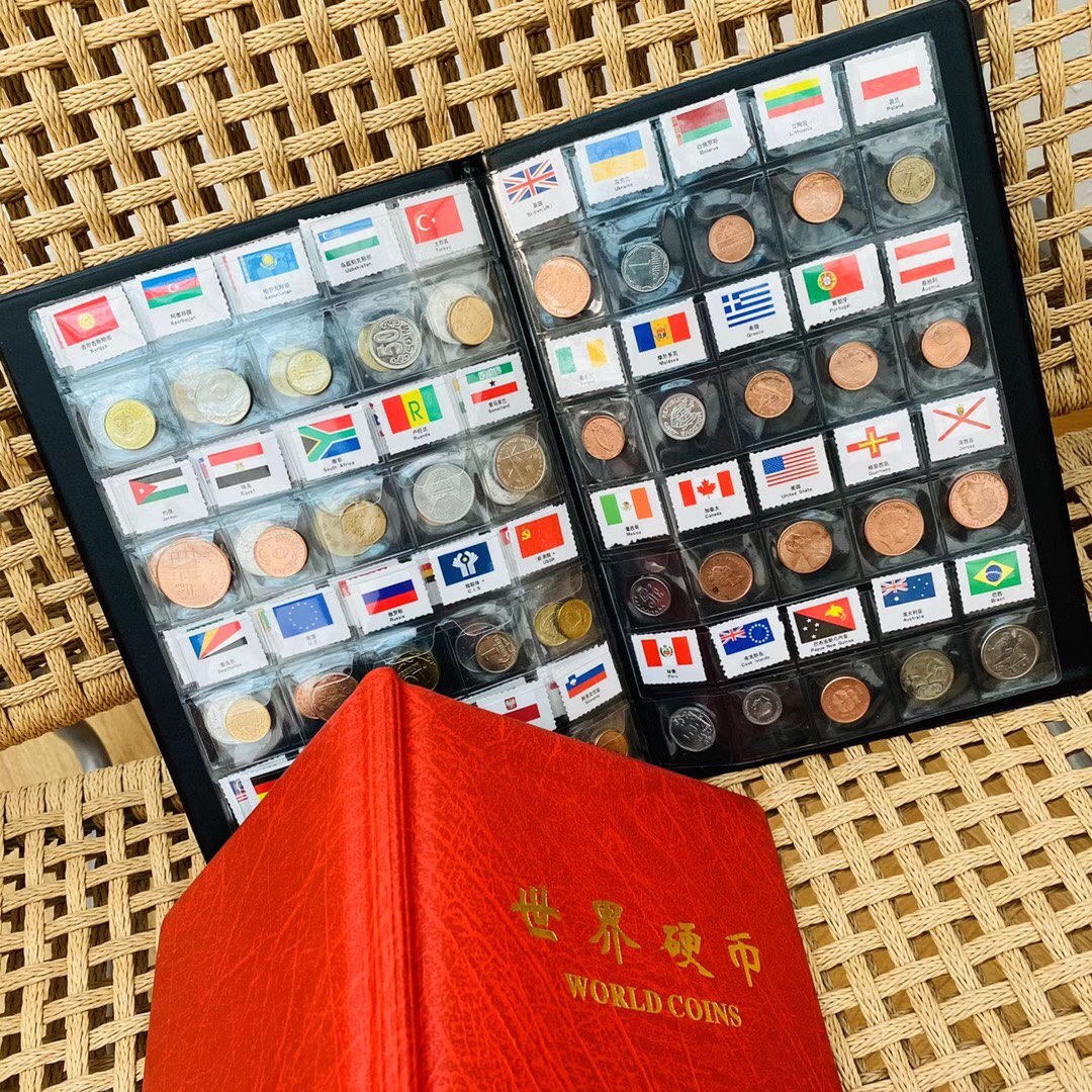 60-Nation Coin Collection Album Set. Designed for educational study and  - Comprehensive 4