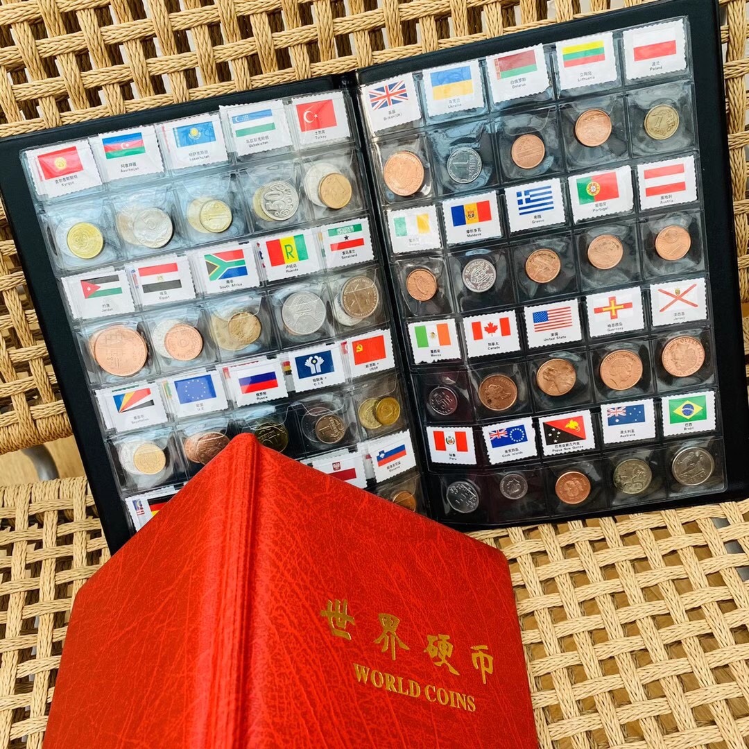 60-Nation Coin Collection Album Set. Designed for educational study and  - Comprehensive 7