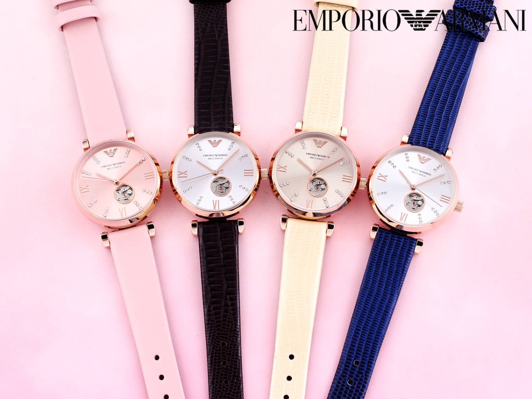 lote. Nuevo reloj mecánico de mujer Armani 💃Estilo italiano clásico y sencillo, hermoso y oxidado, el movimiento está …