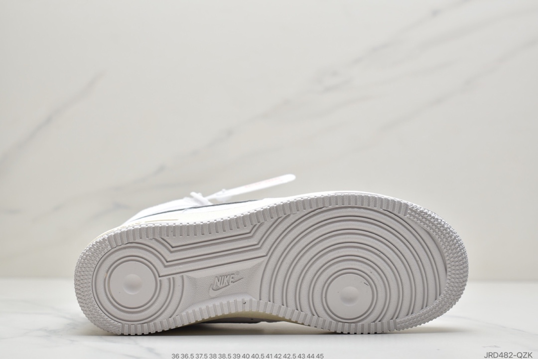 210 公司级耐克Nike Air Force 1 '07 Premium ”Toll Free”白色高帮 CU1414-100