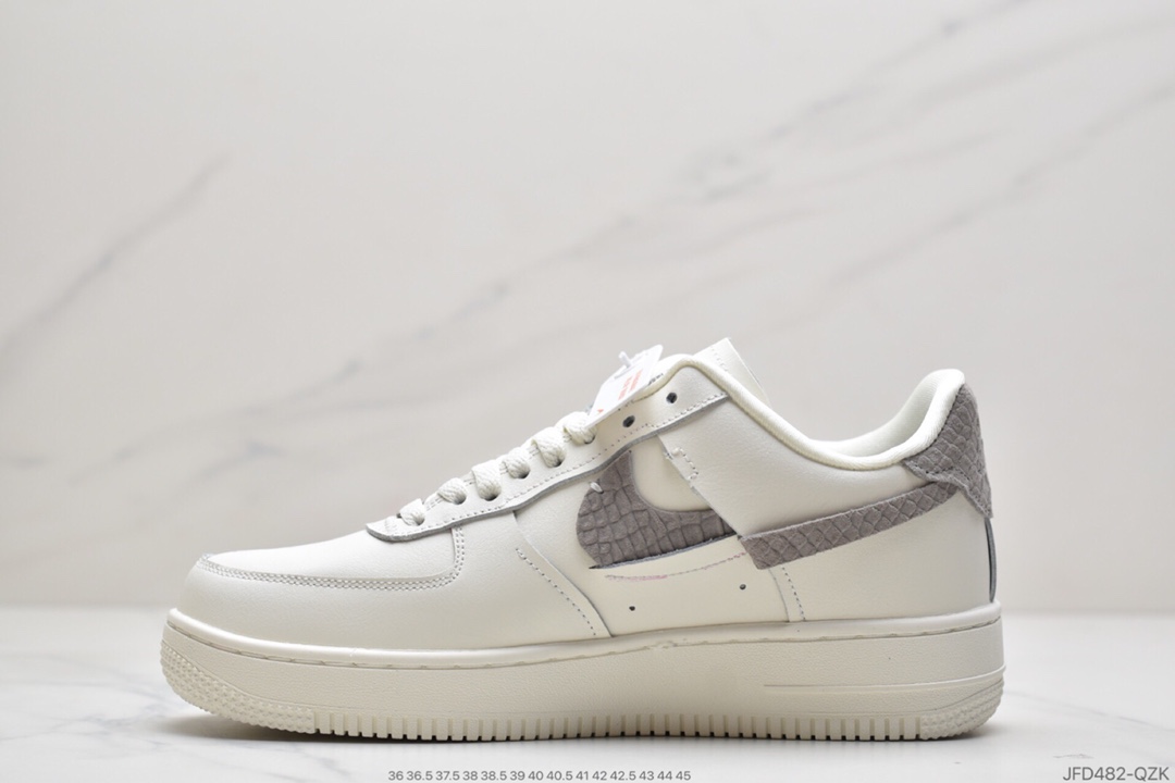 170 公司级耐克Nike Air Force 1 “白浅灰断勾” DH3869-001