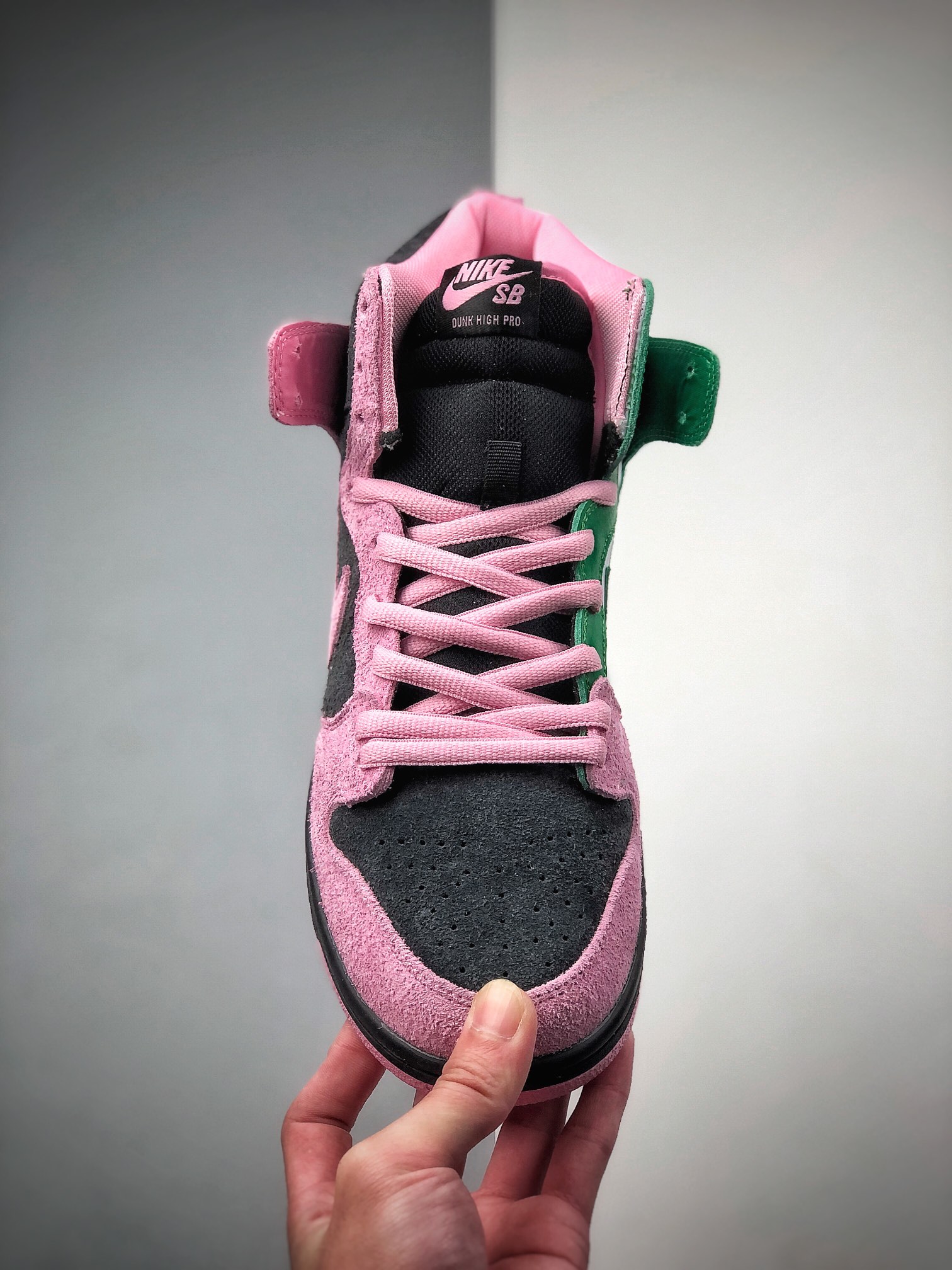 260  耐克SB 反转黑粉 Nike SB Dunk High Pro”Invert Celtics”扣篮系列高帮休闲运动滑板板鞋CU7349-001