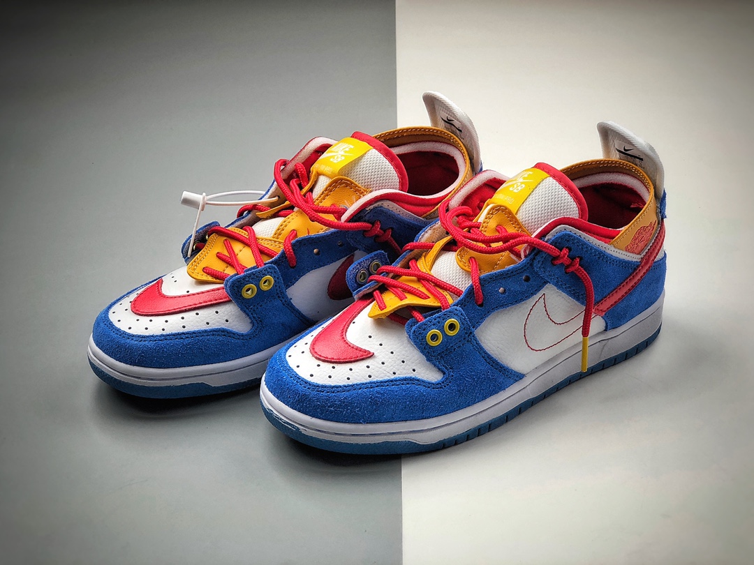200  公司级#巴黎走秀款”叮当猫” 耐克 Dunk SB low联手EJDER CZ8149-700