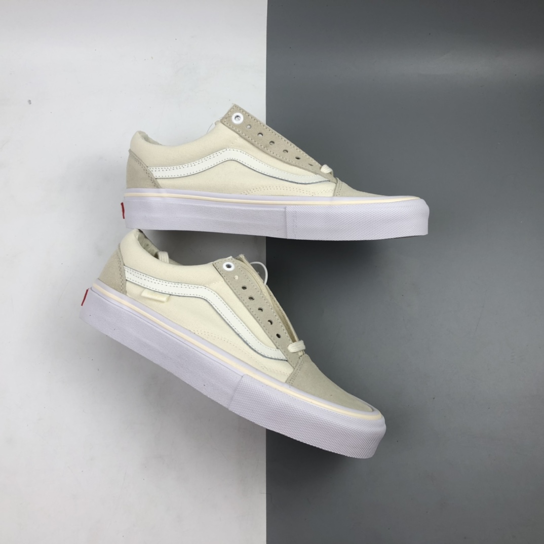 130 Vans Old Skool 反毛皮帆布低帮系带休闲复古运动鞋 VN0A3DZ3VTB