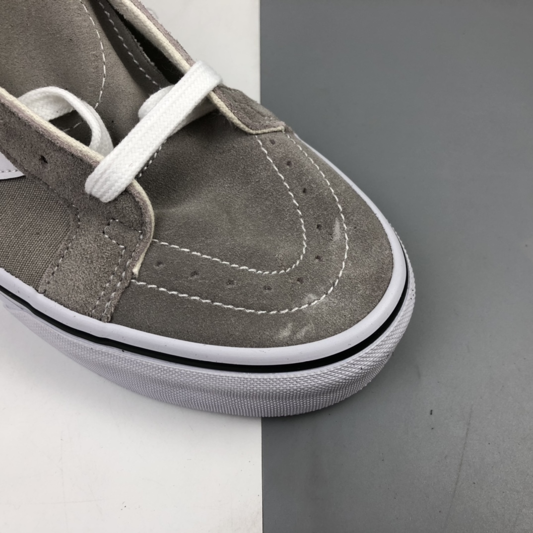 160 Vans Sk8-Hi Zip 联名款烟灰色经典拉链复古高帮休闲板鞋 VN0A32R3Q7S
