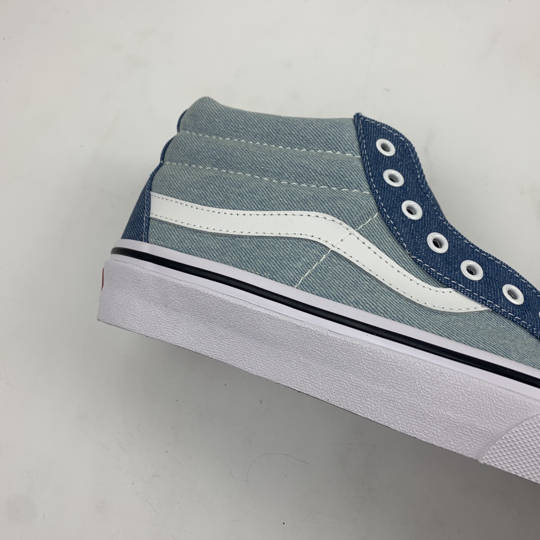 150 Vans Sk8-Mid 经典牛仔蓝中帮休闲板鞋 VN0A3MV8Q69