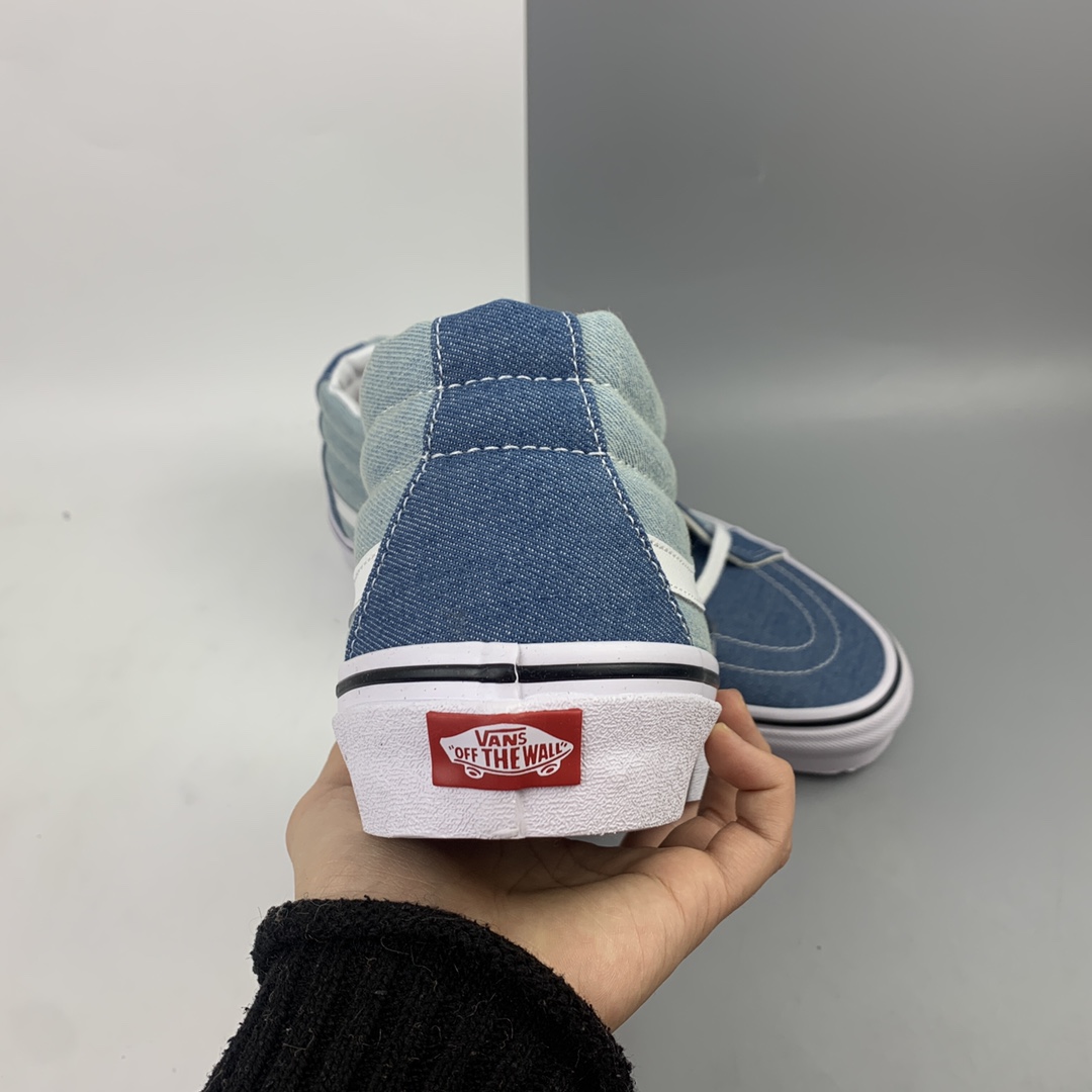 150 Vans Sk8-Mid 经典牛仔蓝中帮休闲板鞋 VN0A3MV8Q69
