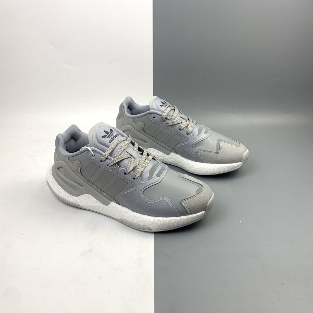 220  Adidas Originals 2020 Day Jogger Boost 三叶草2020版慢跑者系列高弹复古休闲运动跑鞋 夜行者二代 FW4823