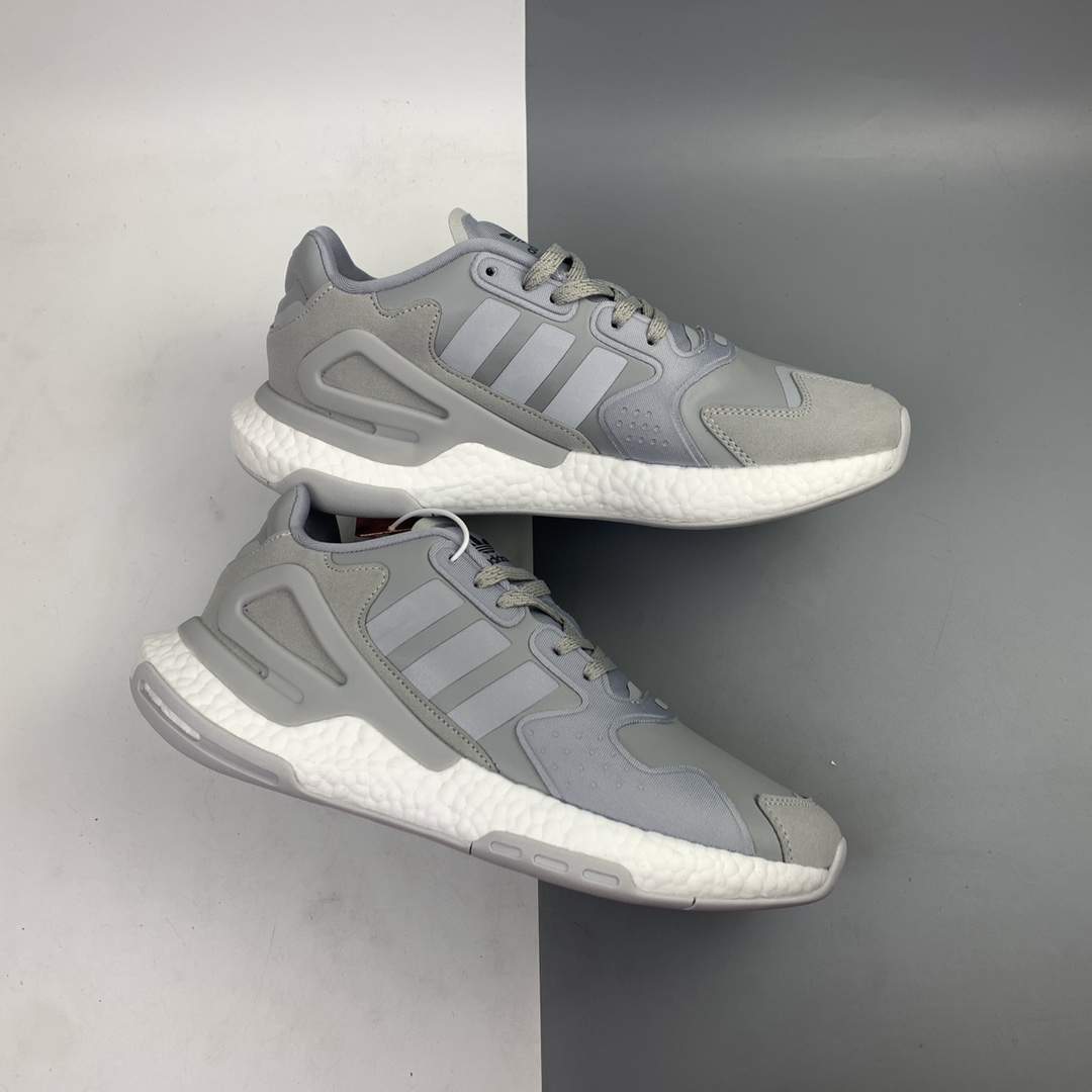 220  Adidas Originals 2020 Day Jogger Boost 三叶草2020版慢跑者系列高弹复古休闲运动跑鞋 夜行者二代 FW4823