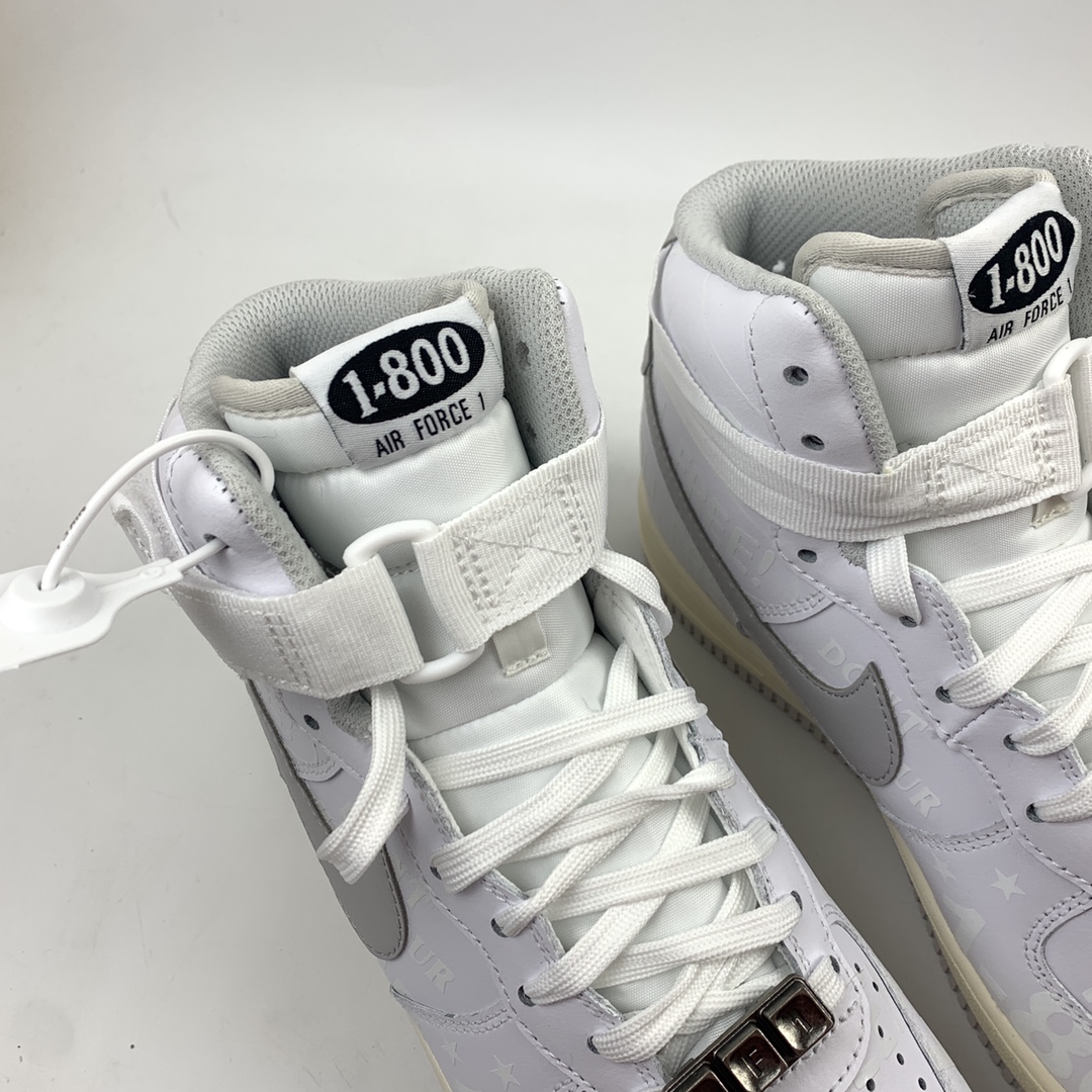 220 Nk Air Force 1'07 Premium ”Toll Free” 空军一号氧化做旧白色高帮休闲板鞋 CU1414-100