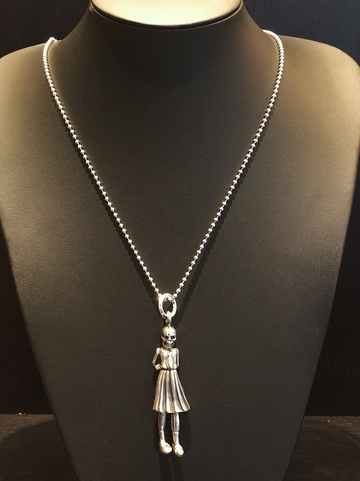Chrome Hearts 新品上架𝐂𝐡𝐫𝐨𝐦𝐞 𝐡𝐞𝐚𝐫𝐭𝐬 克罗心 foti骷髅小姐项链