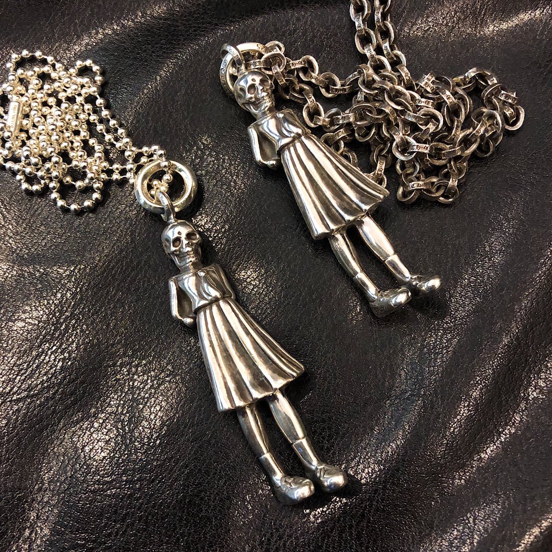 Chrome Hearts 新品上架𝐂𝐡𝐫𝐨𝐦𝐞 𝐡𝐞𝐚𝐫𝐭𝐬 克罗心 foti骷髅小姐项链