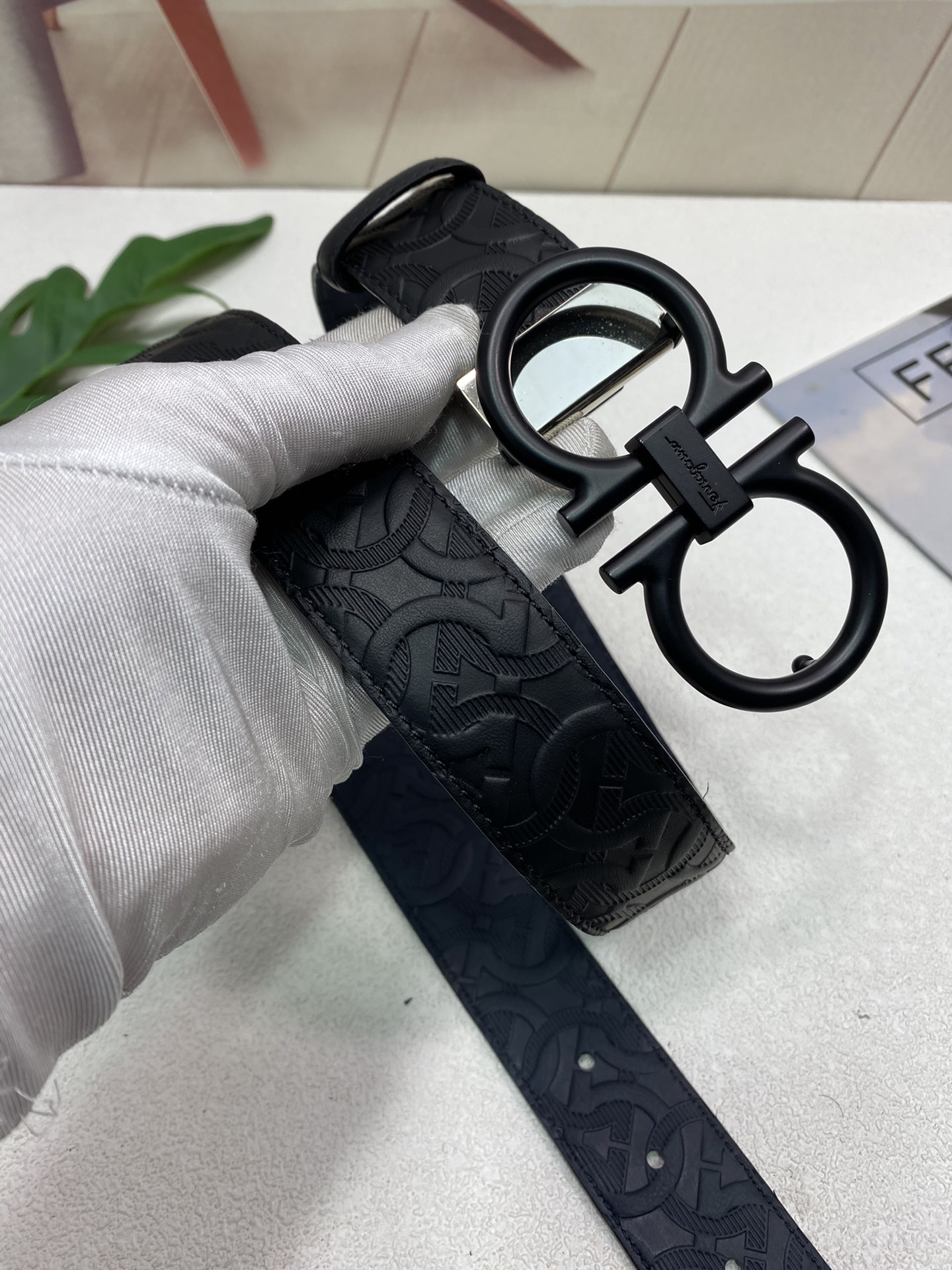 [Ferragamo Belts]Ferragamo: Original single-sided and double-sided cowhide wit
