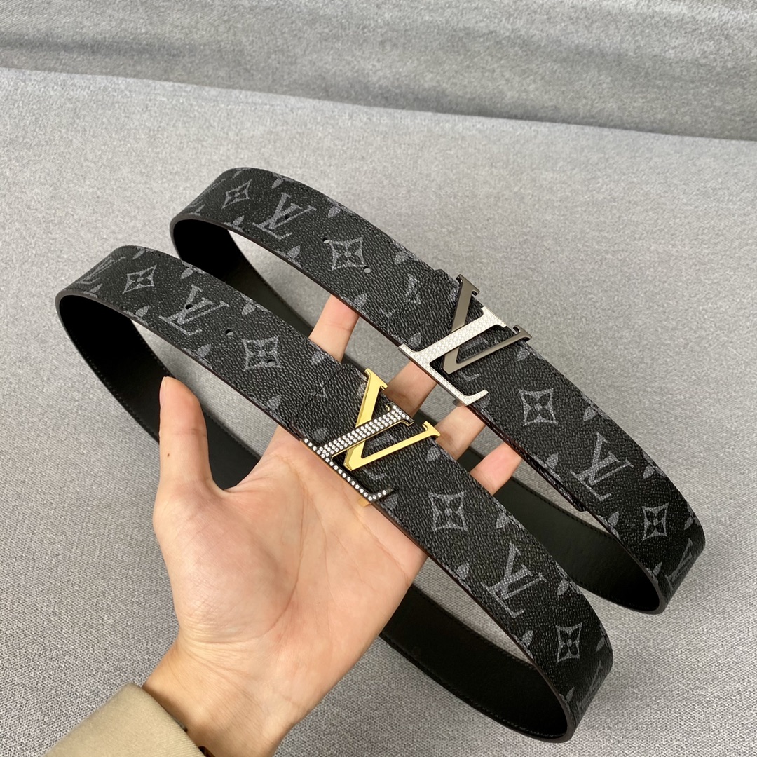 Louis Vuitton Belts Calfskin Cowhide