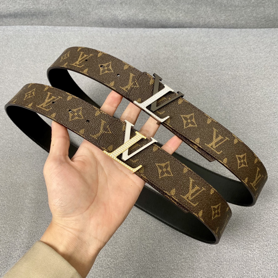 Louis Vuitton Belts Calfskin Cowhide