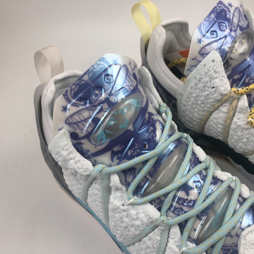 280 Nk Lebron China XVIII EP”Empire Jade”勒布朗·詹姆斯18代签名战靴室内实战高帮运动飞织篮球鞋 DB8148-100
