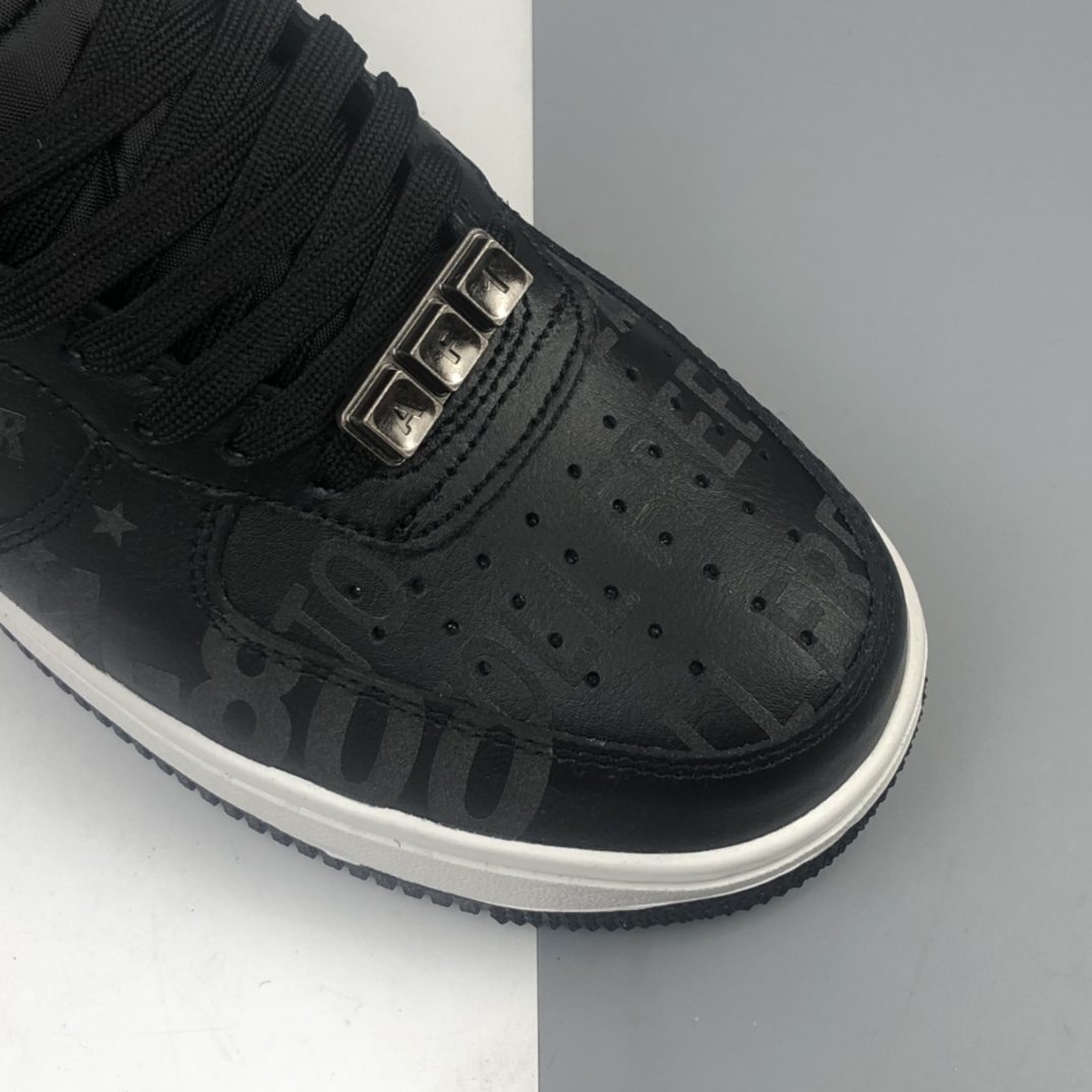 220 Nk Air Force 1'07 Premium ”Toll Free” 空军一号氧化做旧黑色高帮休闲板鞋 CU1414-001