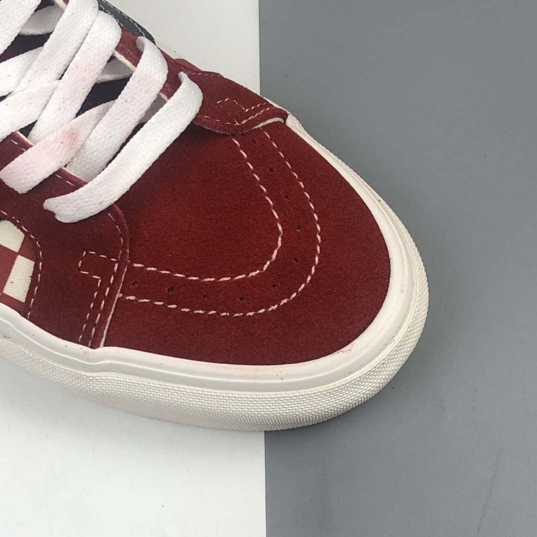 160 Vans Sk8-Mid 经典格子中帮休闲板鞋 VN0A3MV6XPG