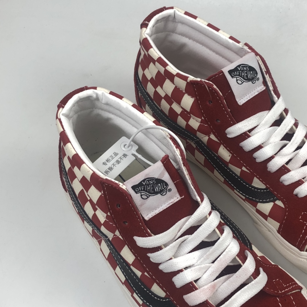 160 Vans Sk8-Mid 经典格子中帮休闲板鞋 VN0A3MV6XPG