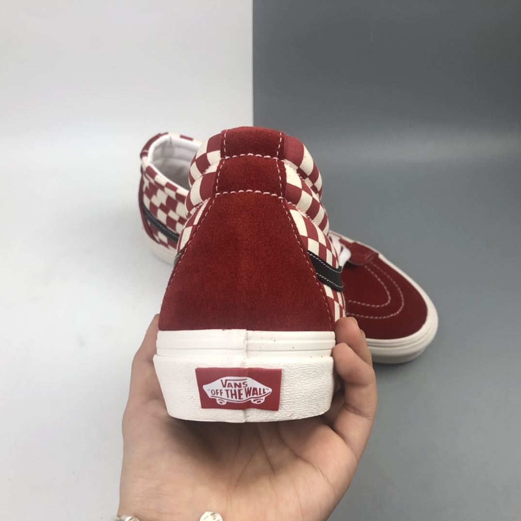 160 Vans Sk8-Mid 经典格子中帮休闲板鞋 VN0A3MV6XPG