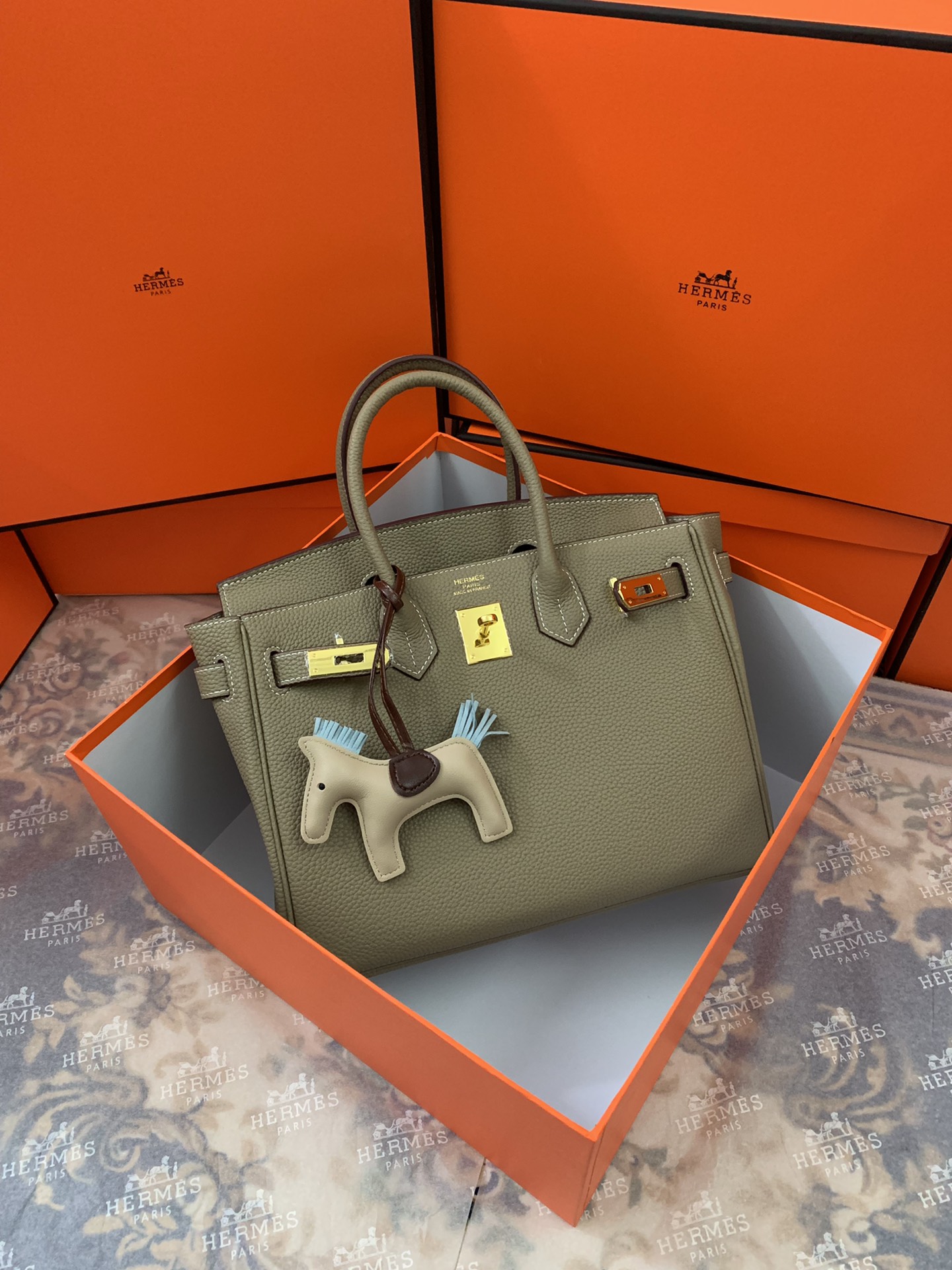 Hermès TOGOシリーズ 輝く色合いの愛馬仕アルデンテ女包