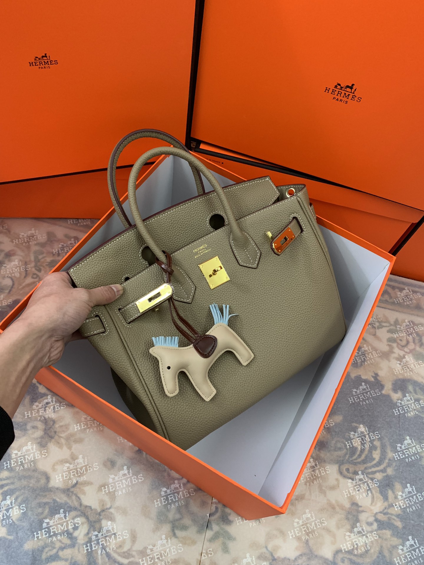 Hermès TOGOシリーズ 輝く色合いの愛馬仕アルデンテ女包