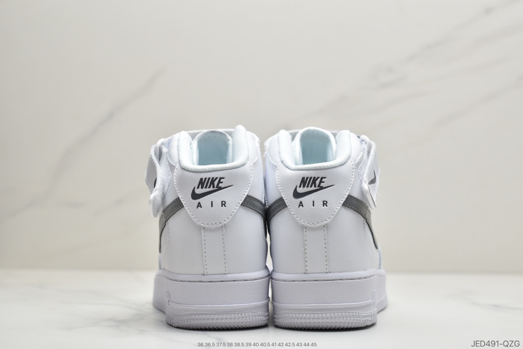 150 公司级Nike Air Force 1 Mid'07  3M反光空军一号中帮运动板鞋 366731-606