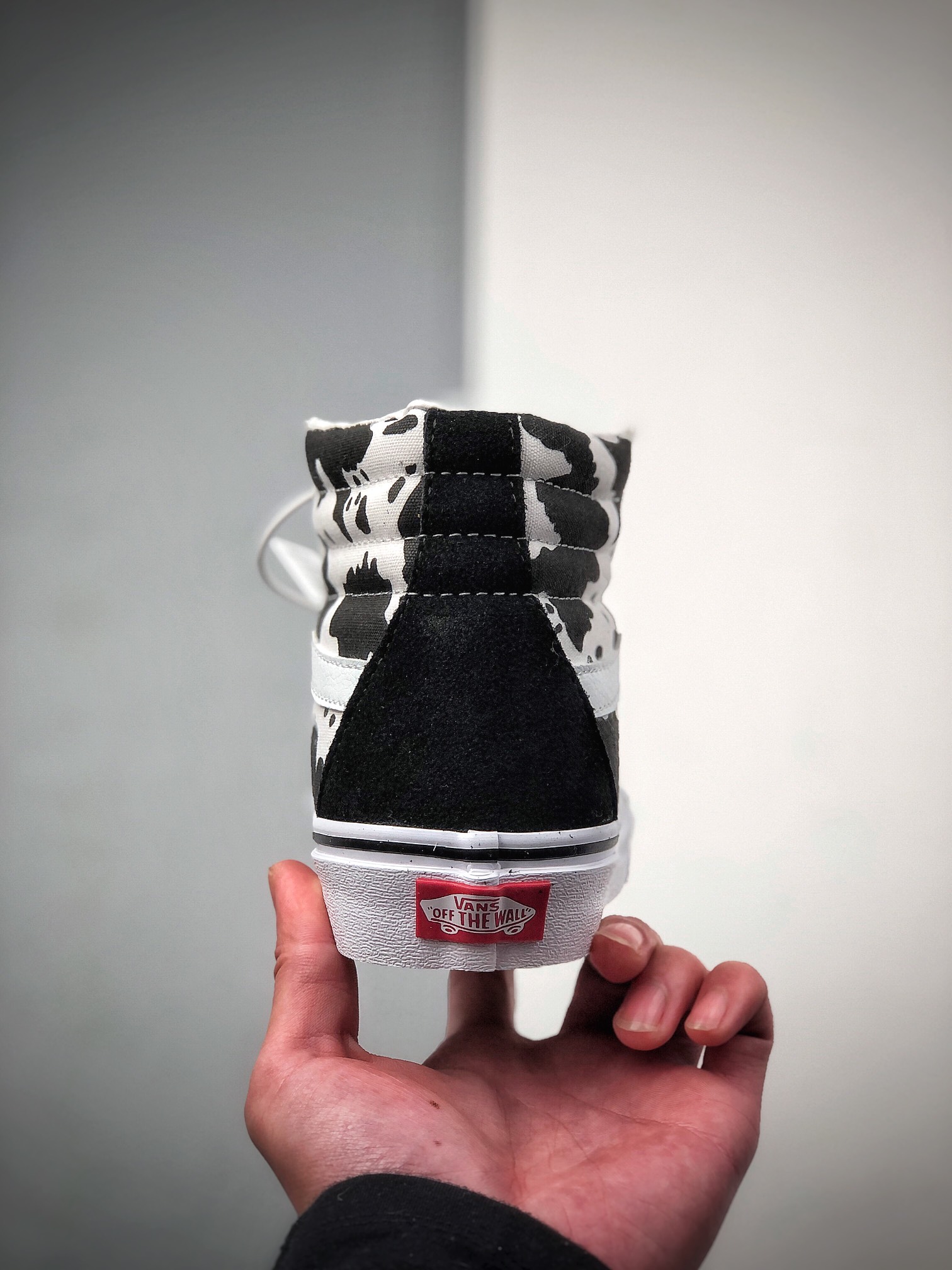 160  Vans Sk8-Hi 奶牛定制高帮系带复古帆布休闲运动板鞋“帆布奶牛”VN0A4OE5NOQ