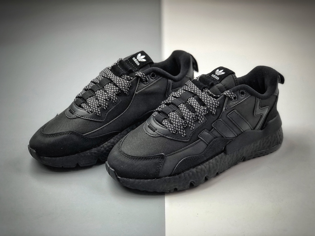 190  AD Nite Jogger Boost 夜行者爆米花大底复古跑鞋FZ3661