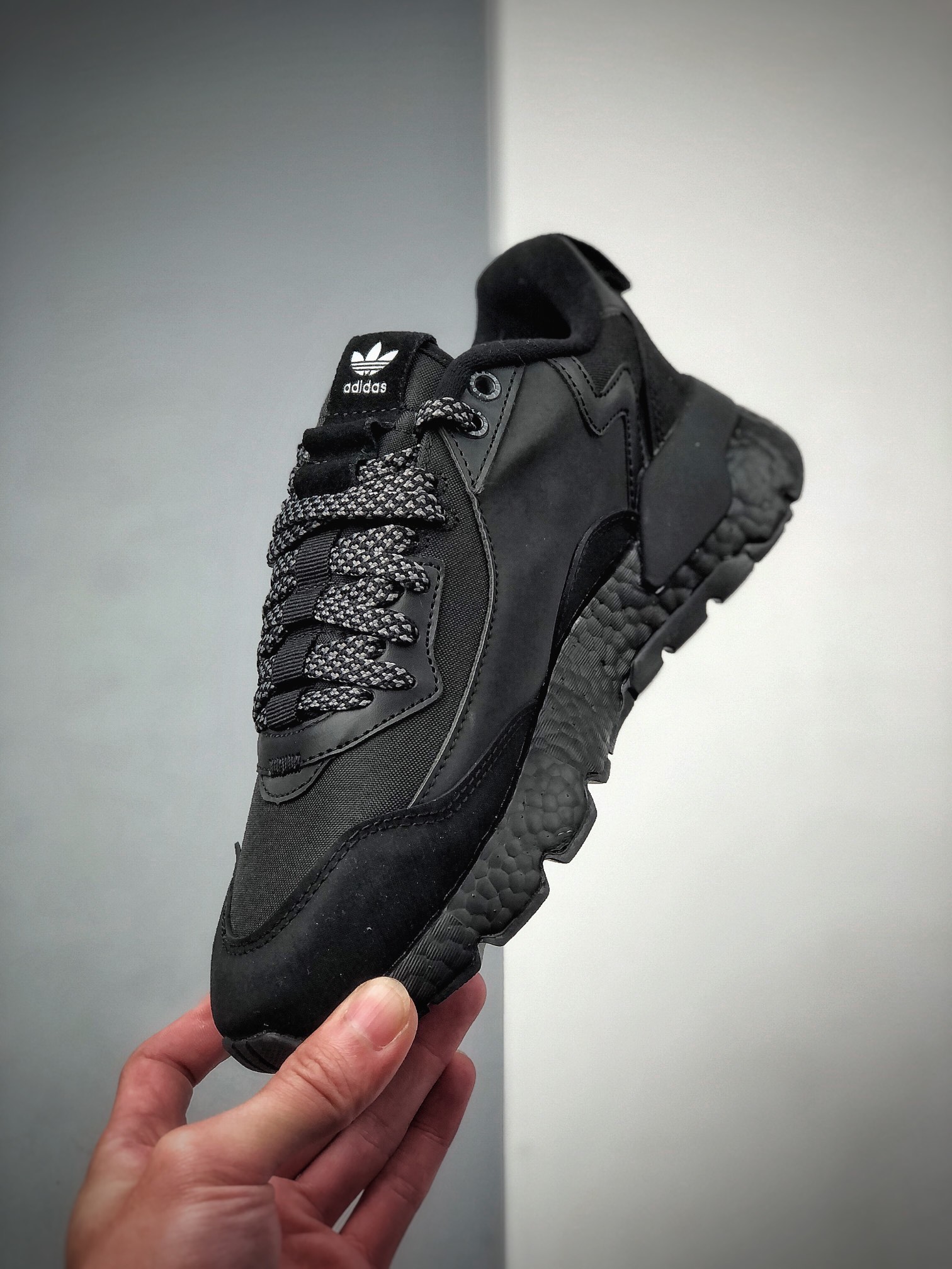 190  AD Nite Jogger Boost 夜行者爆米花大底复古跑鞋FZ3661