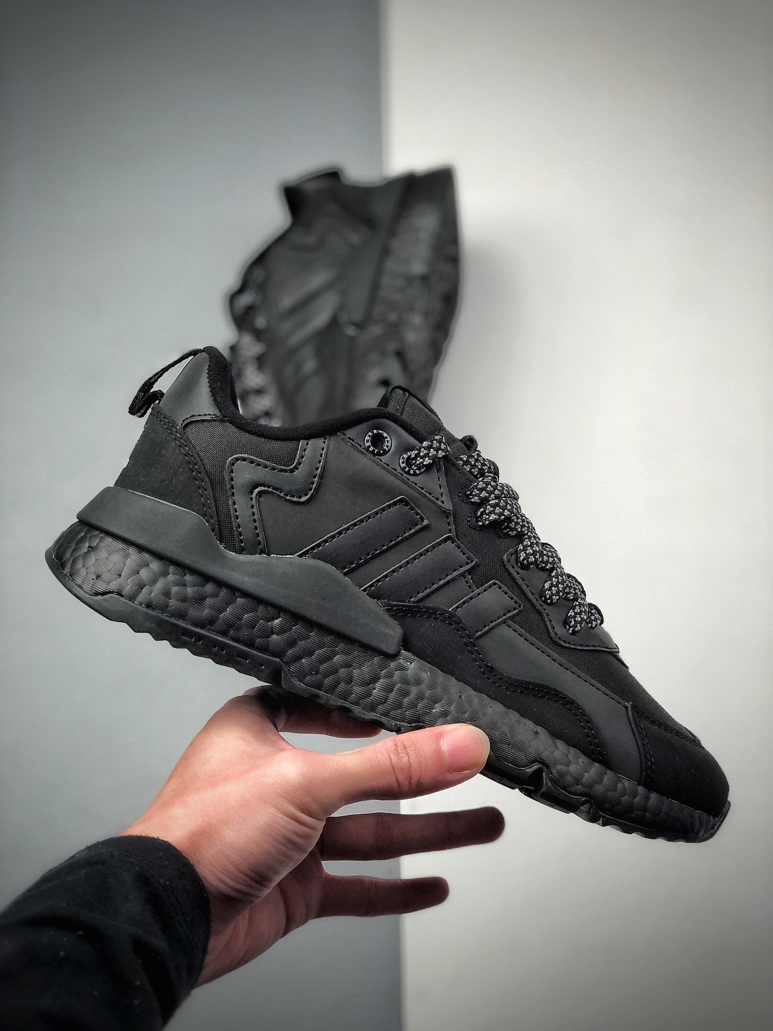 190  AD Nite Jogger Boost 夜行者爆米花大底复古跑鞋FZ3661