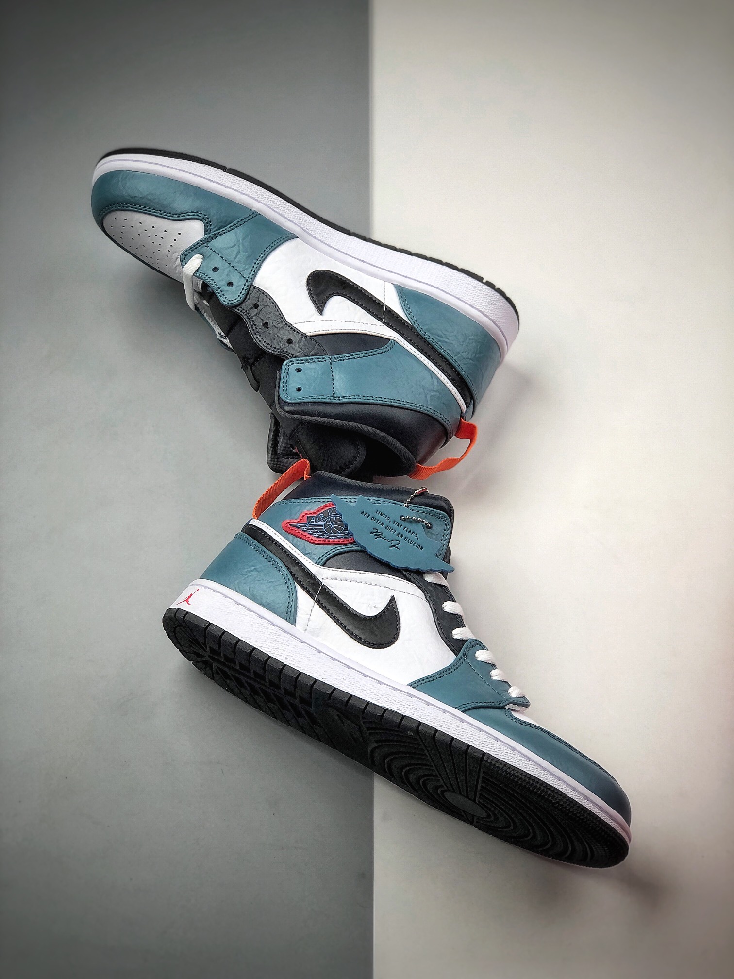 280  FaceTasm x Air Jordan 1 Mid Fearless富士蓝 CU2802-100