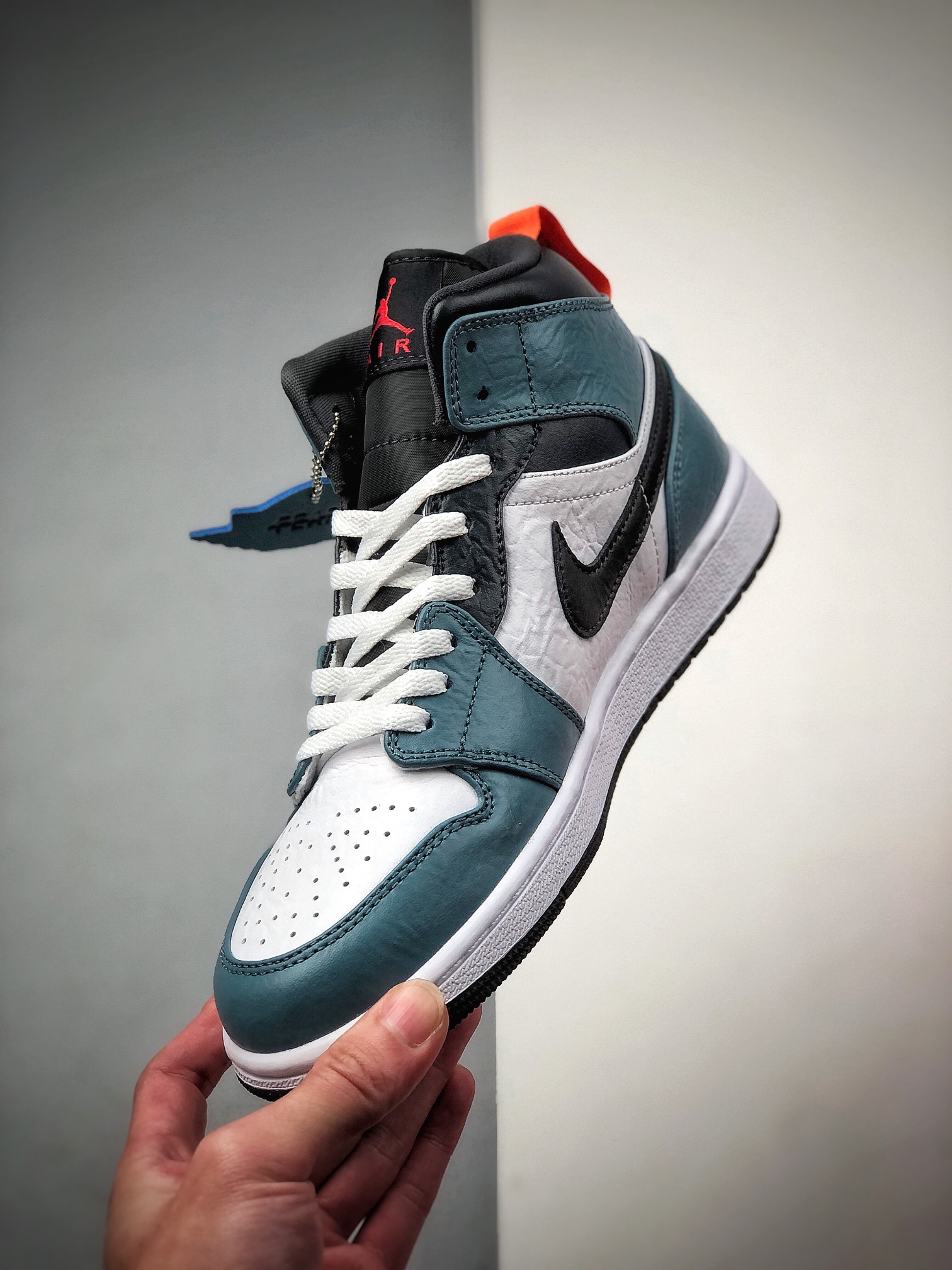 280  FaceTasm x Air Jordan 1 Mid Fearless富士蓝 CU2802-100