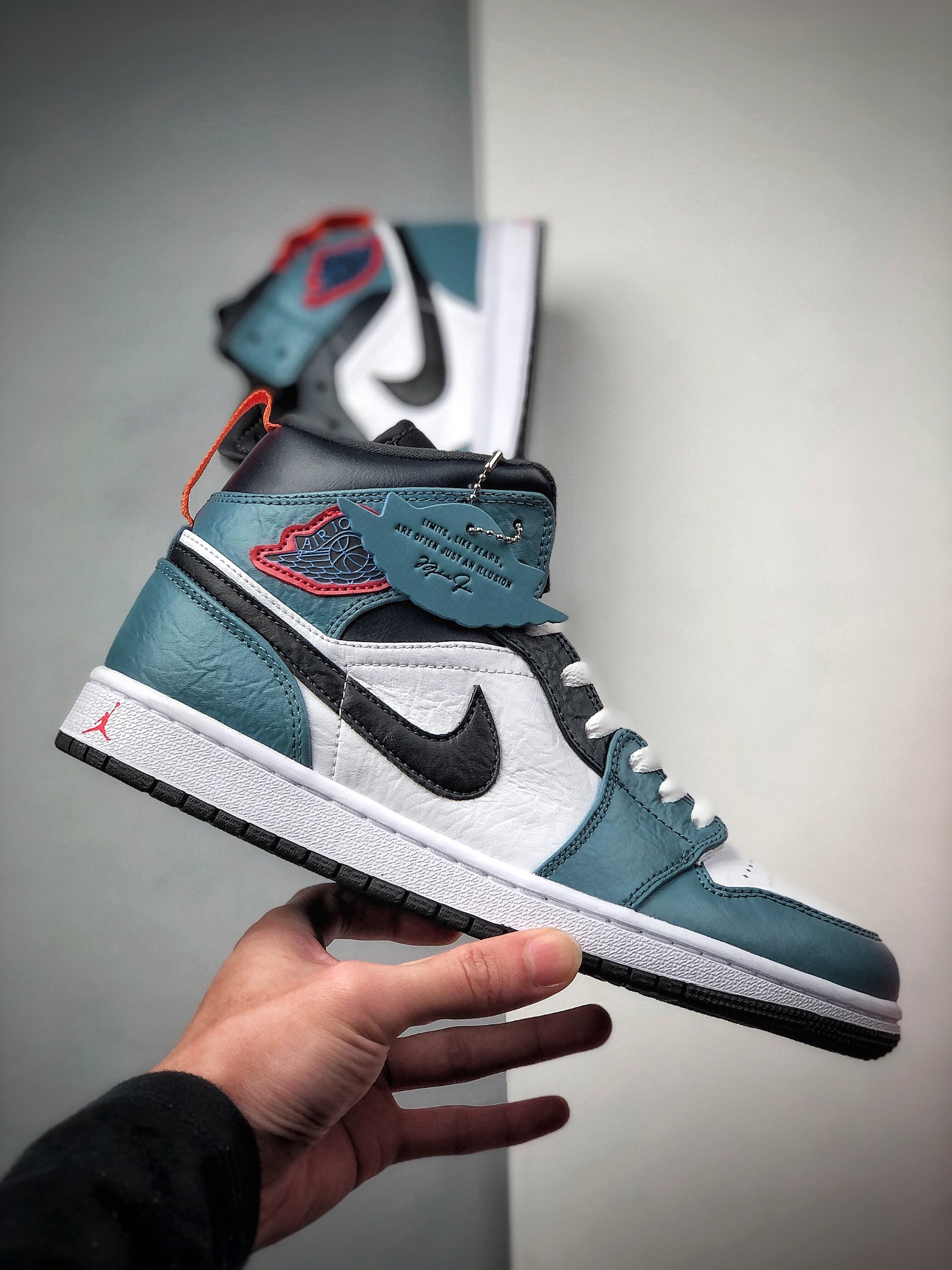 280  FaceTasm x Air Jordan 1 Mid Fearless富士蓝 CU2802-100