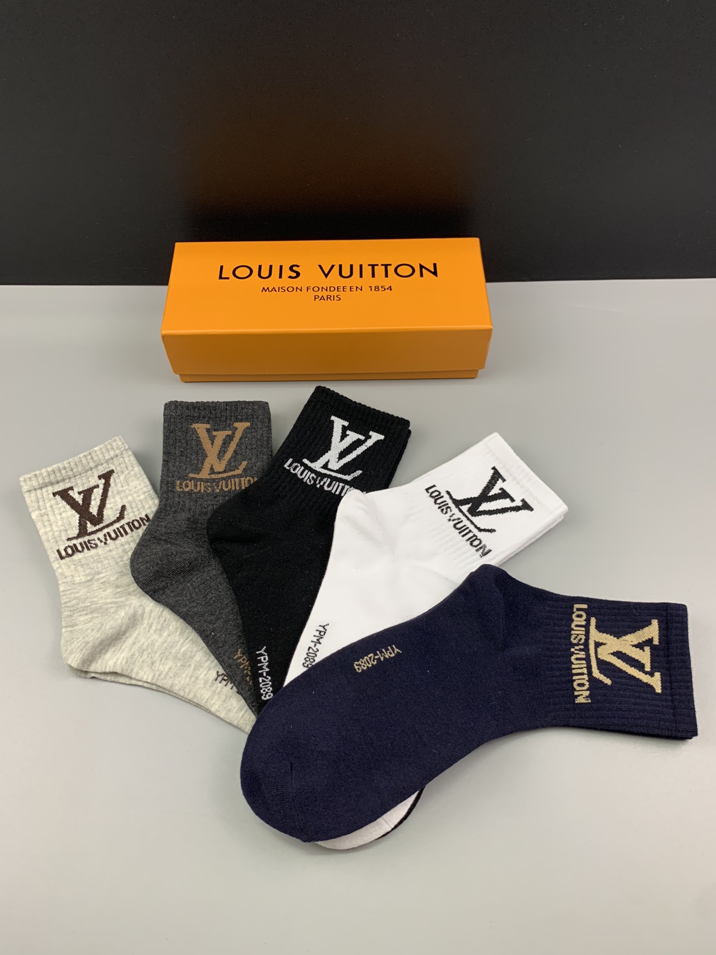 Louis Vuitton Sokken Middenkousen Katoen