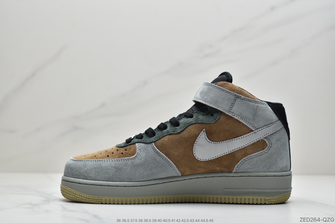 250 公司级Air Force1' 07 棕绿麂皮原楦头原纸板 打造纯正空军一号CQ5059-103