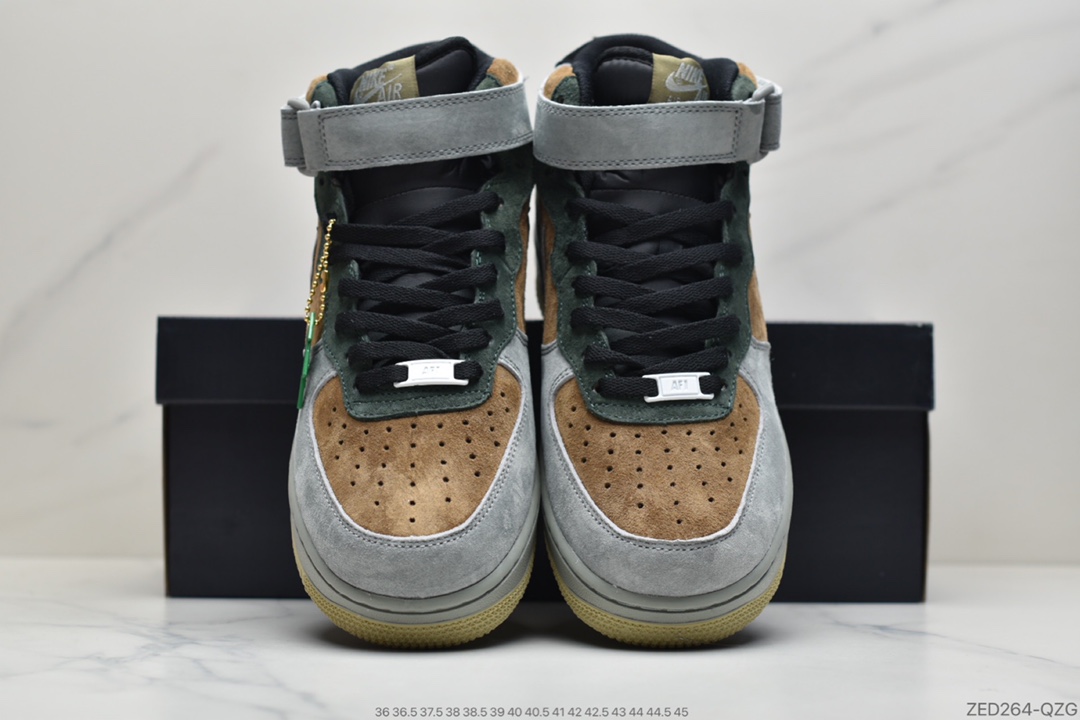 250 公司级Air Force1' 07 棕绿麂皮原楦头原纸板 打造纯正空军一号CQ5059-103