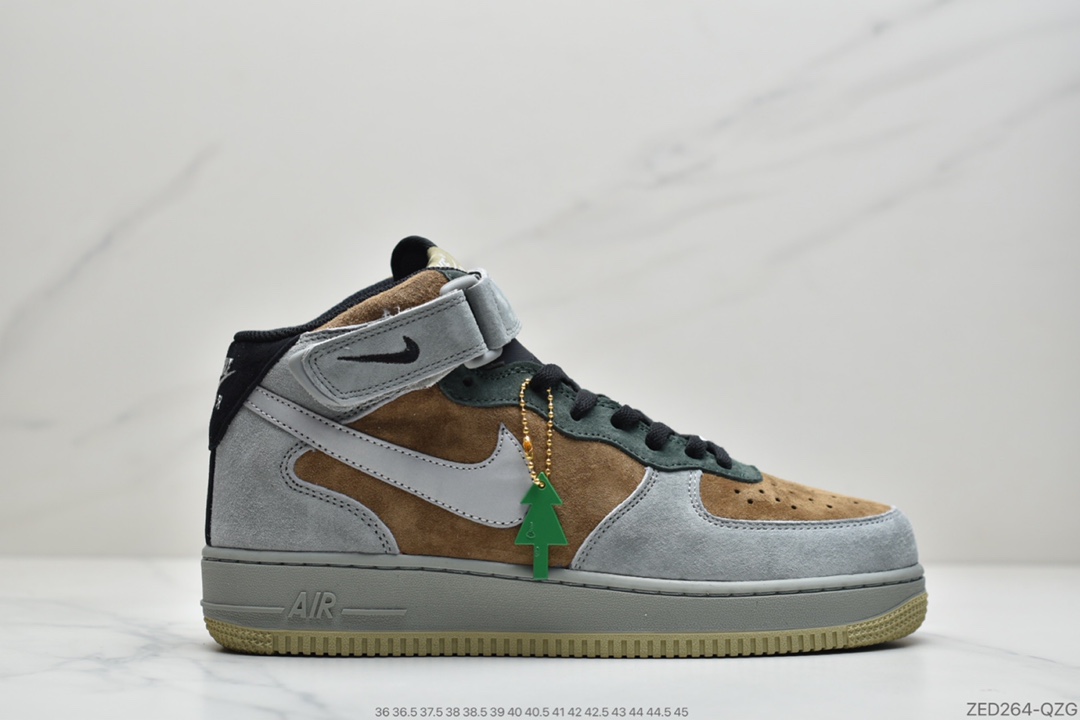 250 公司级Air Force1' 07 棕绿麂皮原楦头原纸板 打造纯正空军一号CQ5059-103