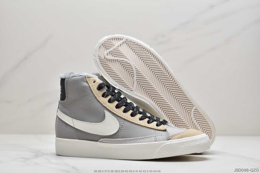 200 公司级Nike Blazer Mid '1977 Vintage WE经典开拓者高帮百搭休闲运动板鞋Nike Blazer通过配色和材质的变换DC5269=033