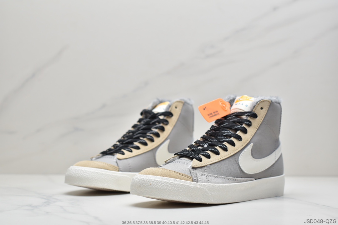 200 公司级Nike Blazer Mid '1977 Vintage WE经典开拓者高帮百搭休闲运动板鞋Nike Blazer通过配色和材质的变换DC5269=033