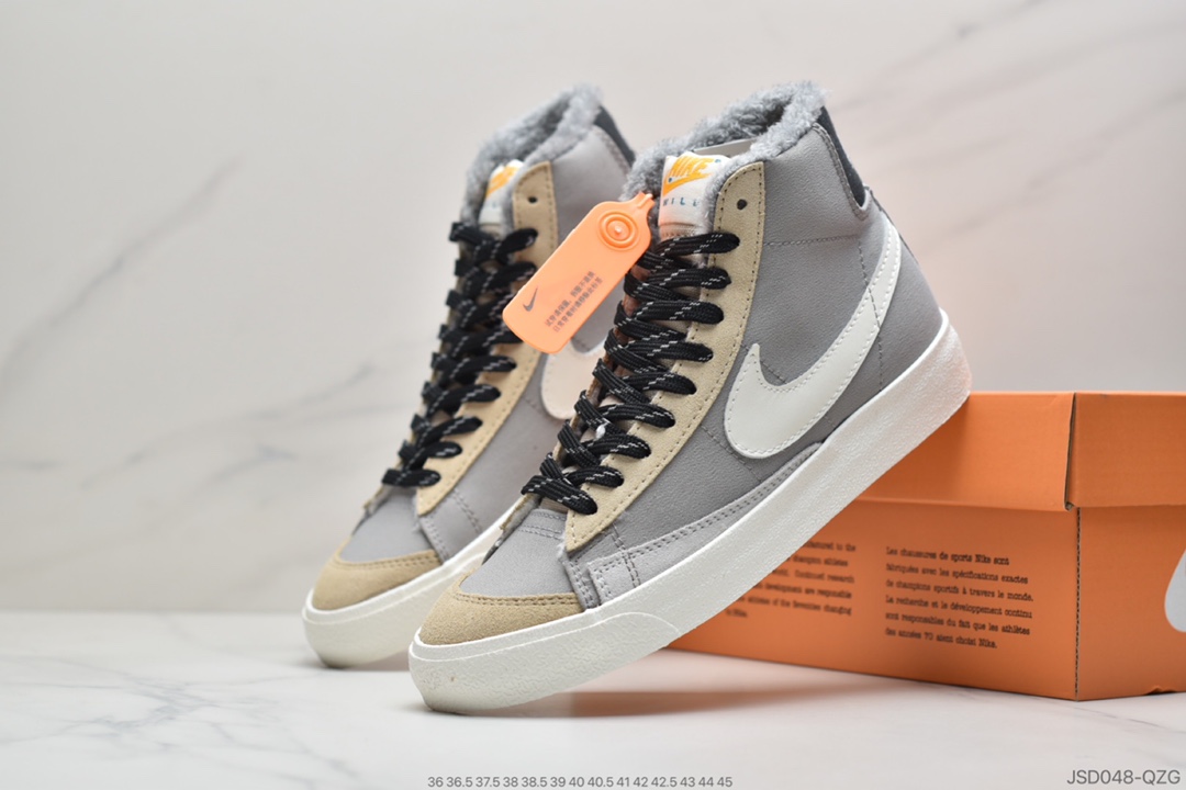 200 公司级Nike Blazer Mid '1977 Vintage WE经典开拓者高帮百搭休闲运动板鞋Nike Blazer通过配色和材质的变换DC5269=033