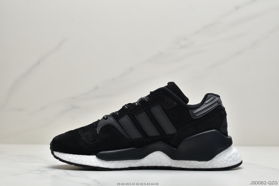 200 公司级2020秋冬新品，阿迪达斯Adidas Originals ZX930 x EQT 灰红 联乘街头休闲运动慢跑鞋G26550