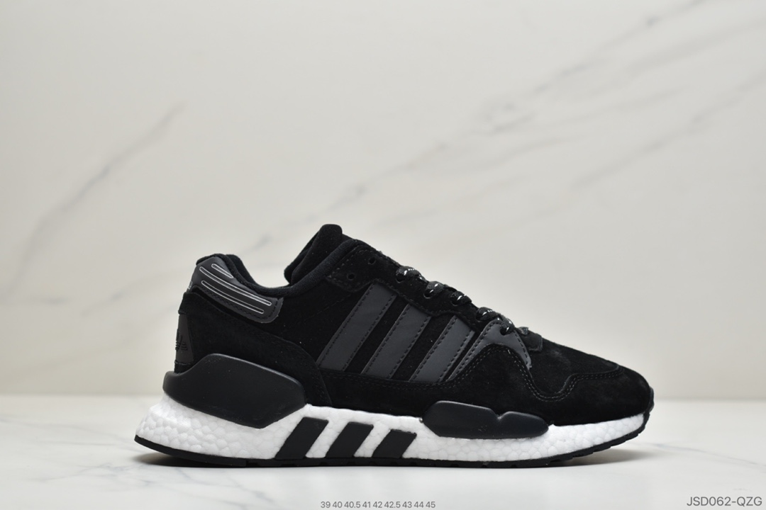 200 公司级2020秋冬新品，阿迪达斯Adidas Originals ZX930 x EQT 灰红 联乘街头休闲运动慢跑鞋G26550